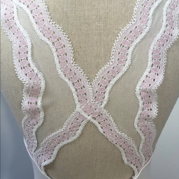 SOLD Free People Ribbed Lace Tank - Picture 6 of 9